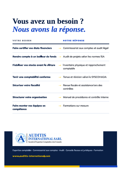 AUDITIS INTERNATIONAL SARL